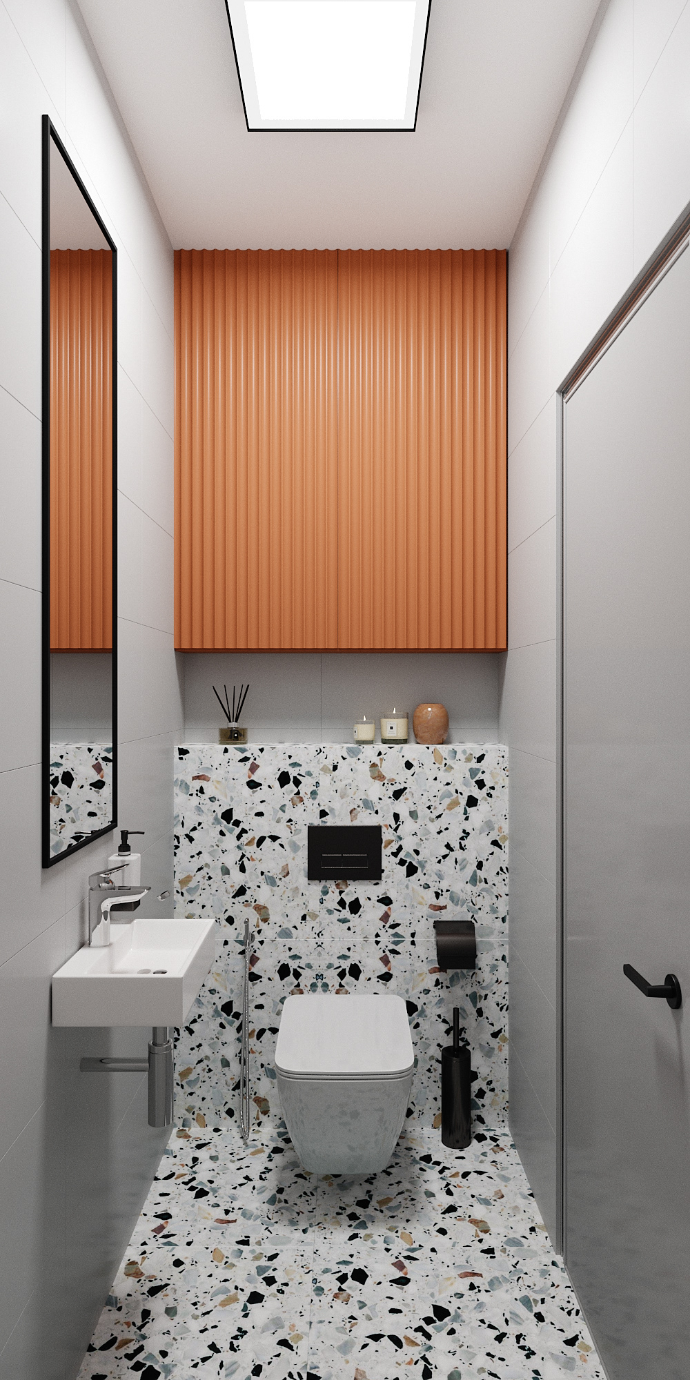 Väikese ruumiga WC ideed
